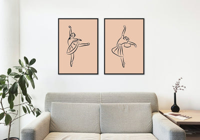 Dansende ballerina - 02 - Plakatbar.no