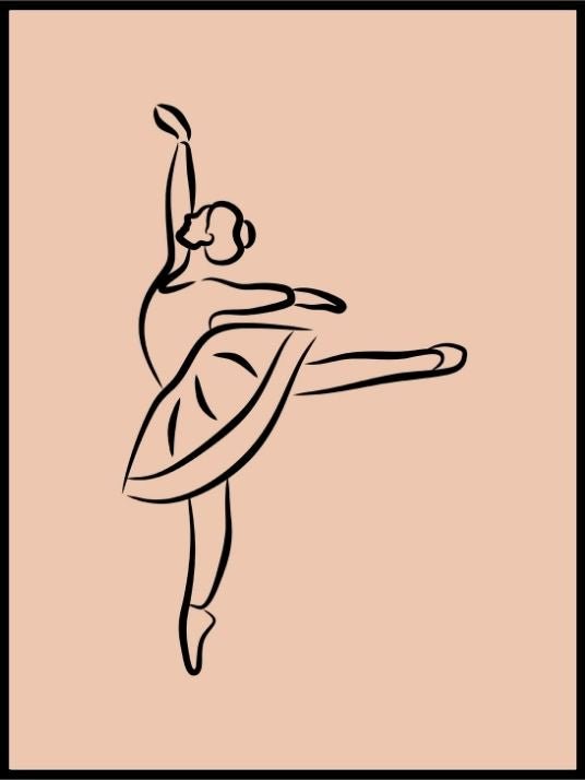 Dansende ballerina