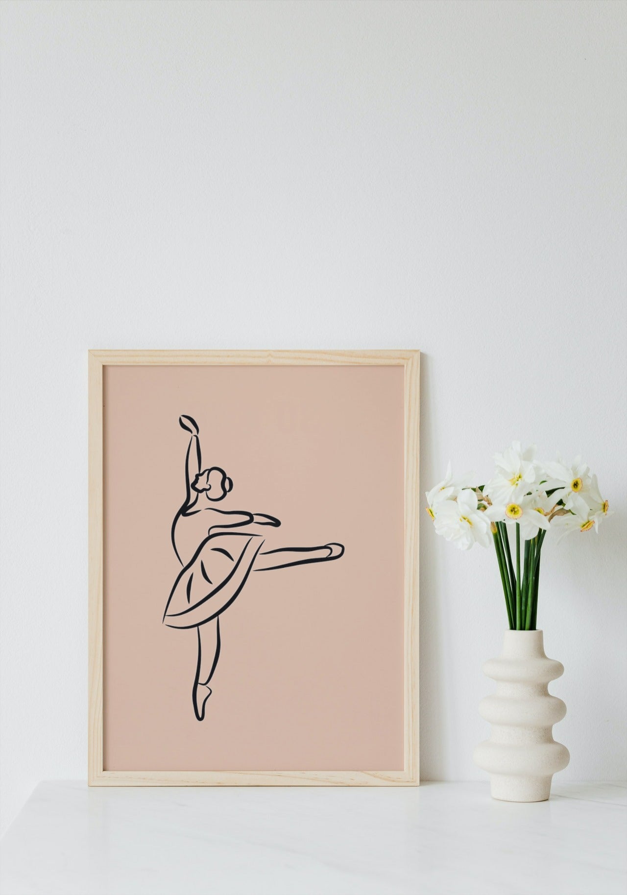 Dansende ballerina - Plakatbar.no