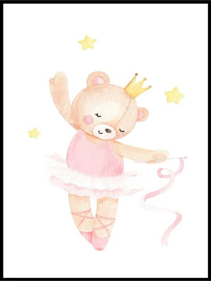 Dansende bamse - Plakatbar.no