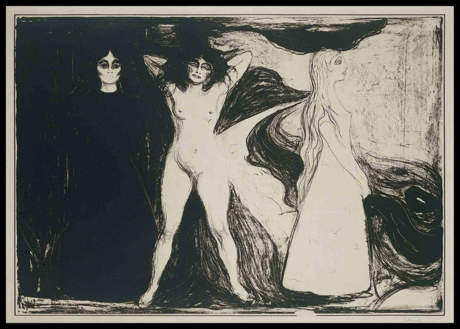 Das Weib, Edvard Munch - Poster