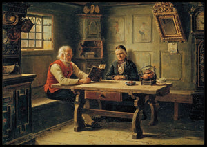 De ensomme gamle av Adolph Tidemand - Plakatbar.no