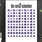 De små tabeller - tallplakat til de minste - Plakatbar.no