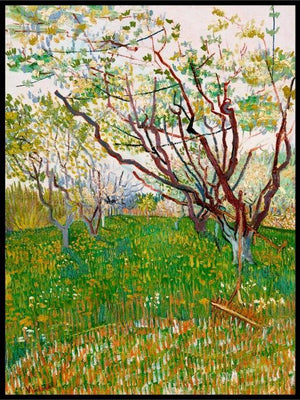 Den blomstrende frukthagen, Vincent Van Gogh - Plakat - Plakatbar.no