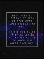 Det lyser en stjerne et sted - Plakatbar.no