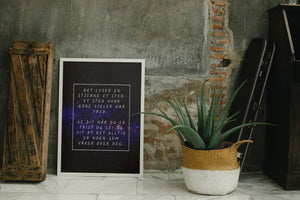 Det lyser en stjerne et sted - Plakatbar.no