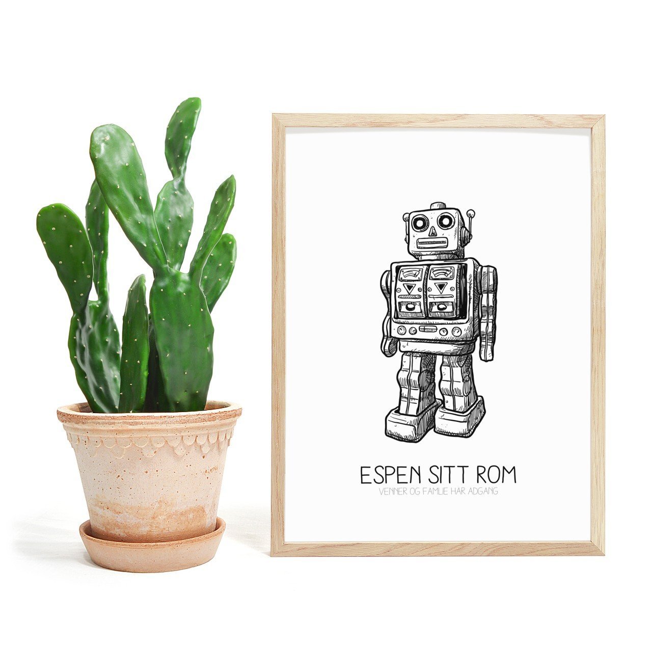 Dette er rommet til... Populær og personlig plakat med valgfri tekst - Plakatbar.no