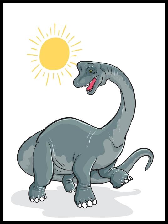 Dinosaur plakat - Plakatbar.no