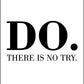 Do - there is no try - Plakat med kul tekst fra filmen STAR WARS - Plakatbar.no