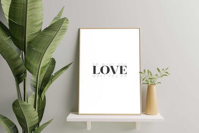 Do What You Love - Tekstplakat - Plakatbar.no