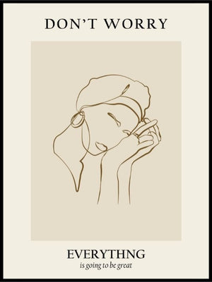 Don't Worry - Plakat - Plakatbar.no