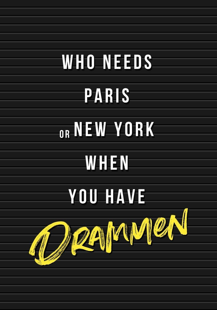 Drammen - Byplakat - Plakatbar.no