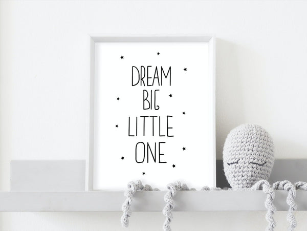 Dream big- stjerner - Plakatbar.no