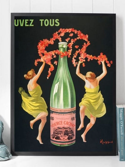 Drink all Evian-Cachat, Leonetto Cappiello- Plakat - Plakatbar.no