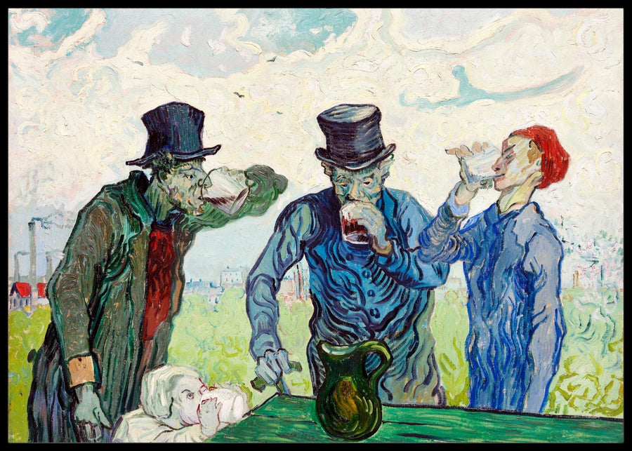 Drinkers, Vincent Van Gogh - Plakat