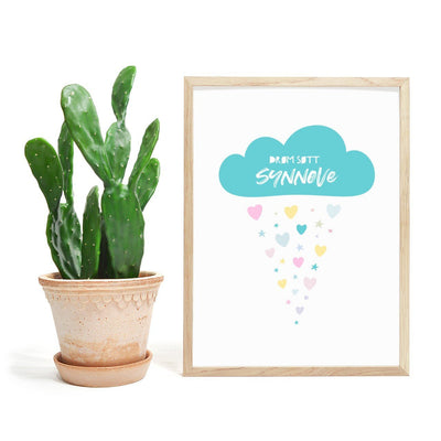 Drøm søtt Sky - For de aller minste plakat - Plakatbar.no