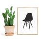 DSW Stol - Charles Eames (1948) - Plakatbar.no