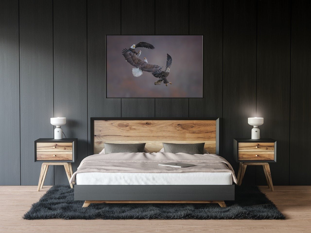 Eagle family - poster - Plakatbar.no