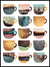 Earthy coffee cups - Plakat - Plakatbar.no