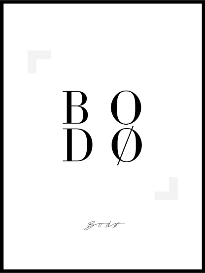 Eksklusiv Bodø Plakat - Plakatbar.no