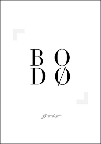 Eksklusiv Bodø Plakat - Plakatbar.no