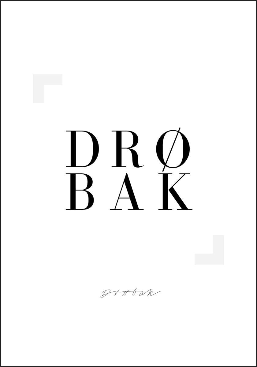 Eksklusiv Drøbak Plakat - Plakatbar.no