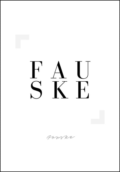 Eksklusiv Fauske Plakat - Plakatbar.no