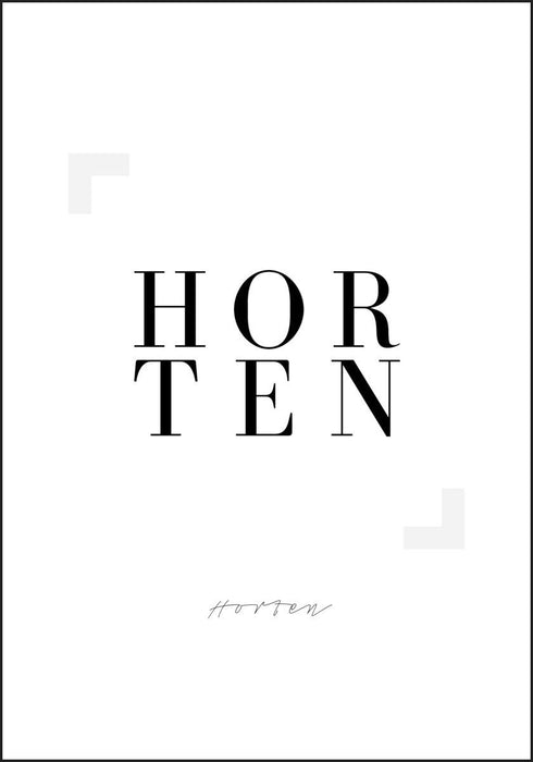 Eksklusiv Horten Plakat - Plakatbar.no