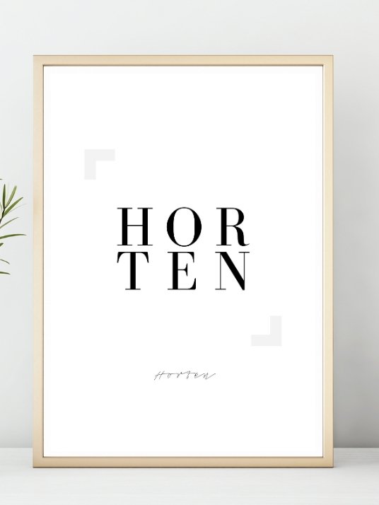 Eksklusiv Horten Plakat - Plakatbar.no