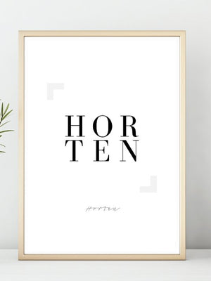 Eksklusiv Horten Plakat - Plakatbar.no