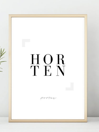 Eksklusiv Horten Plakat - Plakatbar.no