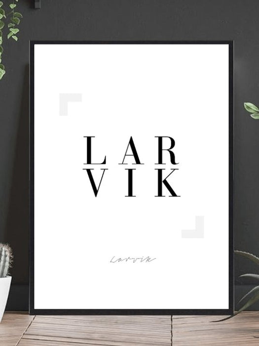 Eksklusiv Larvik Plakat - Plakatbar.no
