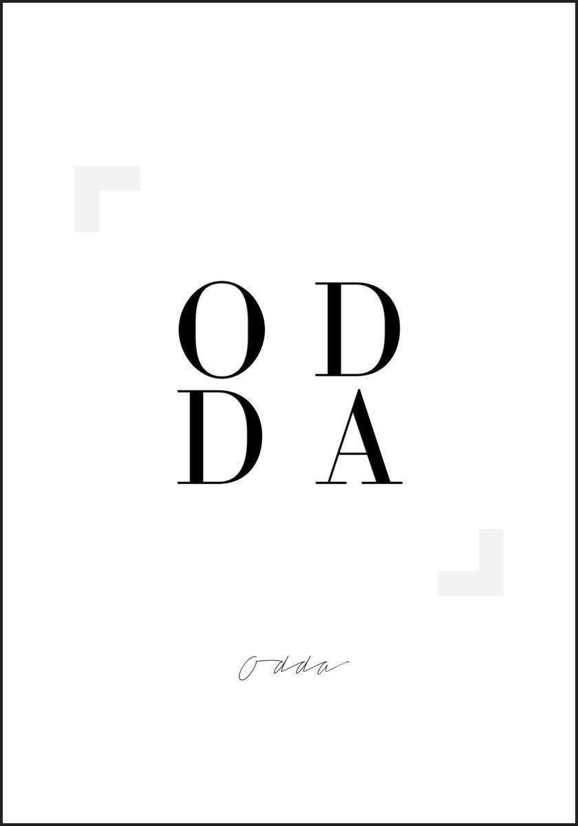 Eksklusiv Odda Plakat - Plakatbar.no