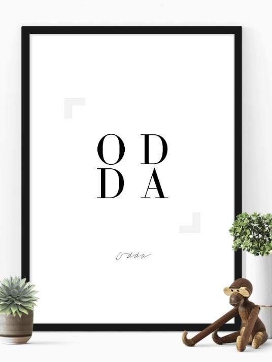 Eksklusiv Odda Plakat - Plakatbar.no