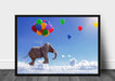 Elefant og ballonger - Plakat - Plakatbar.no