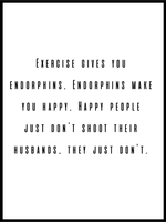 Endorfimer - Poster - Plakatbar.no