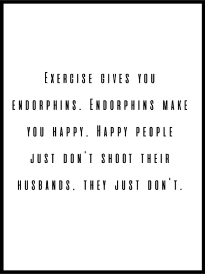 Endorfimer - Poster - Plakatbar.no