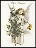 Engel - Gammeldags juleplakat - Plakatbar.no