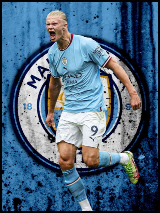 Erling Braut Haaland - Manchester City - Poster