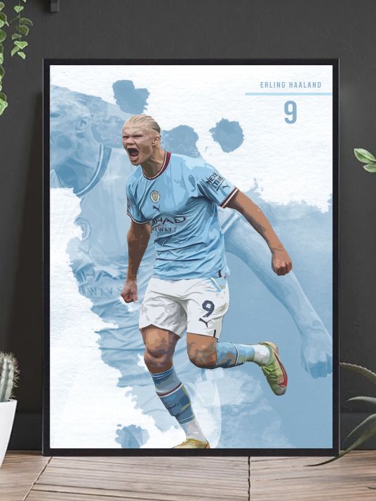 Erling Braut Haaland - Poster - Plakatbar.no