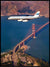 Et Galileo II fly over Golden Gate Bridge poster - Plakatbar.no