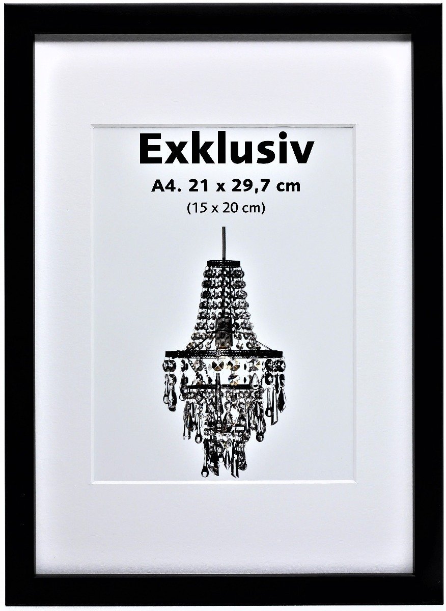 Exklusiv 2.0 sort - Plakatbar.no