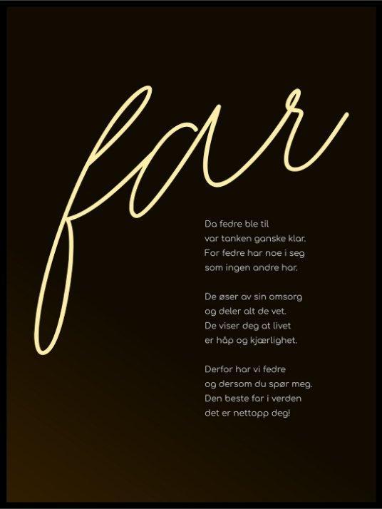 Far kort - Plakatbar.no