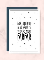 Farfar kort - Plakatbar.no