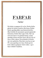 Farfar poster - Plakatbar.no