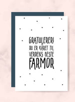 Farmor kort - Plakatbar.no