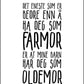 Farmor - Oldemor. En flott plakat å gi som gave - Plakatbar.no