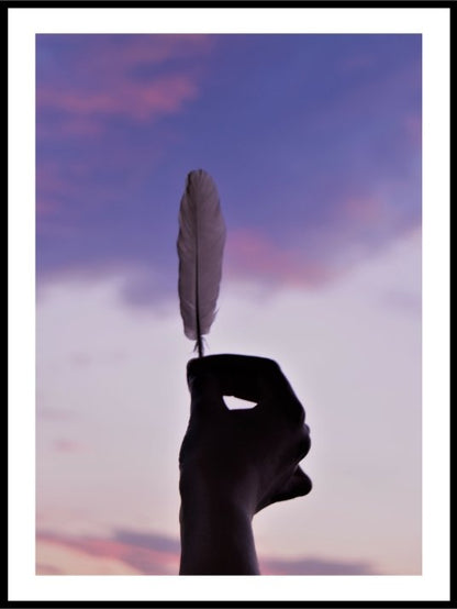 Feather toward the sky - Plakat - Plakatbar.no