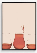 Fill up the glasses poster - Plakatbar.no