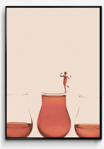 Fill up the glasses poster - Plakatbar.no